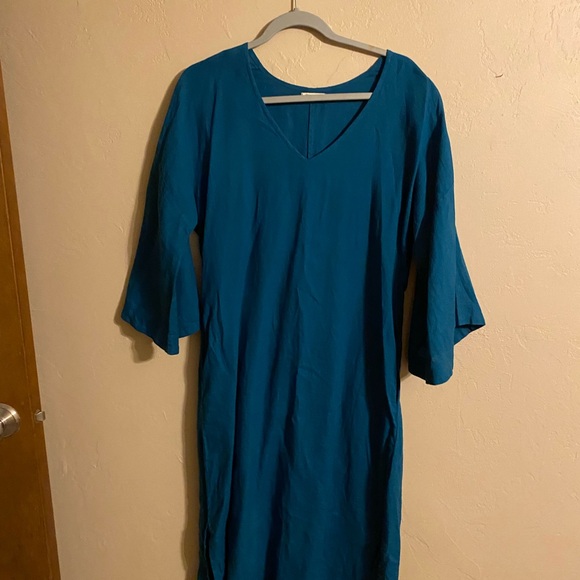 100% Linen MIDI Dress - Picture 4 of 6